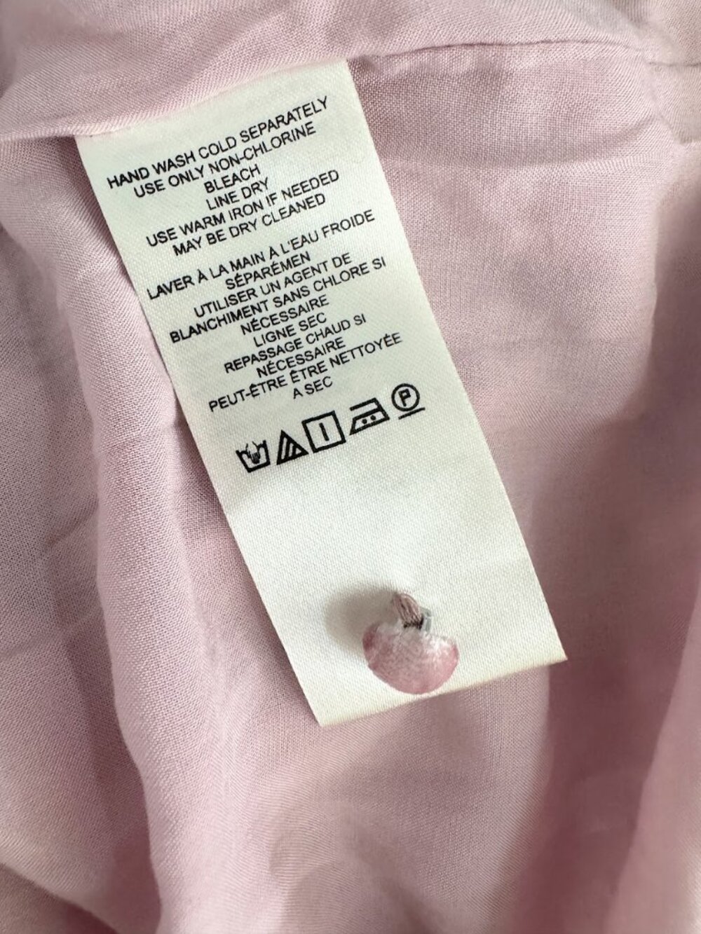 Maeve Velvet Mini Dress Pink Tie Neck Long Sleeve Anthropologie M Romantic - Picture 10 of 11